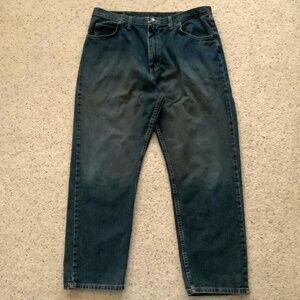 Wrangler Mens Relaxed Fit Jeans, W40 X L32, Blue